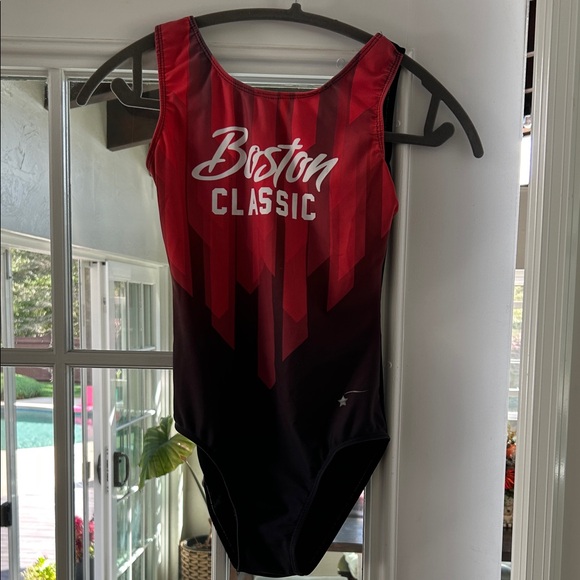Red and Black Boston Classic Leotard - Picture 1 of 2